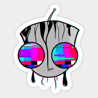 Glitched Gir Sticker